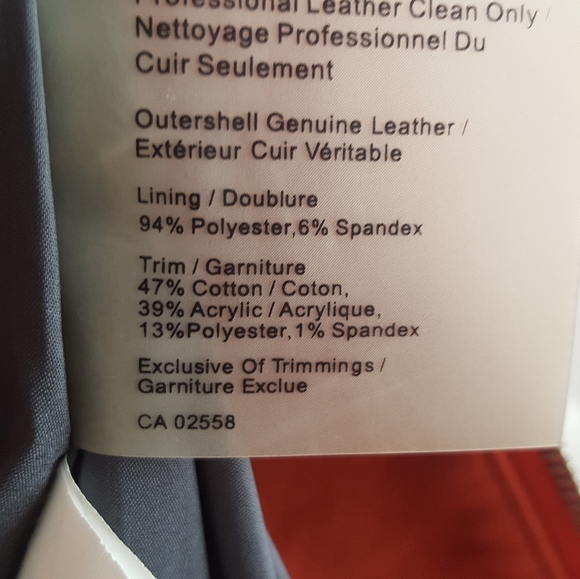 Danier leather jacket 3xs - Picture 4 of 6